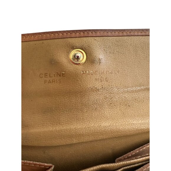 Vintage Celine Dark Browns Wallet - Picture 5 of 9